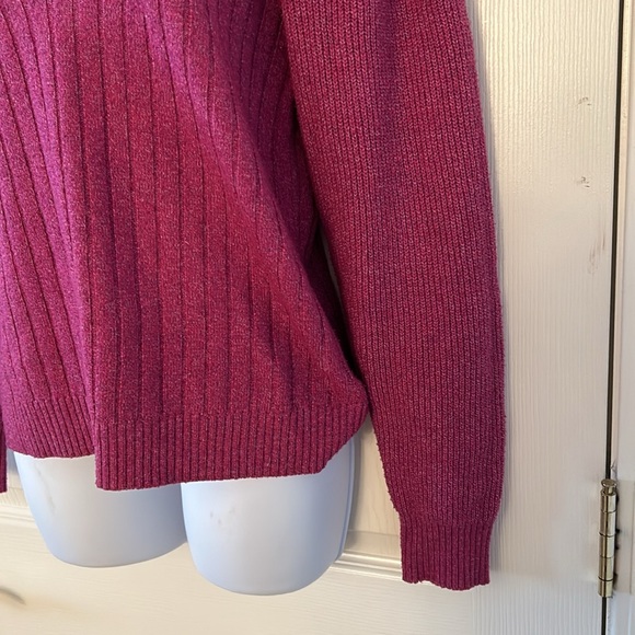 Pink Puff Sleeve Knit Sweater - Picture 7 of 16